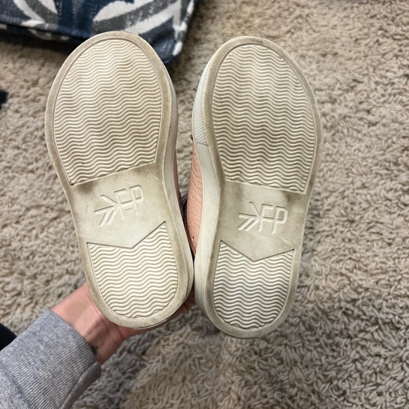 Freshly Picked leather pink high top sneaker shoes girl size 7 - Picture 3 of 7